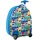 Safta Spidey Rescue Kabinentrolley, 40,6 cm, Koffer mit Rädern, Sicherheitsschloss, Leichter Koffer, 28 x 23 x 43 cm, Rot/Blau, M, Lässig