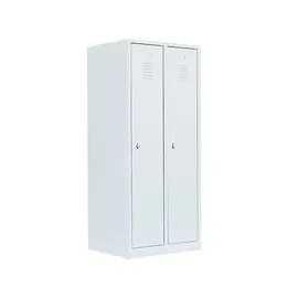 Lüllmann Spind Garderobenschrank 80 x 50 x 180 cm weiß