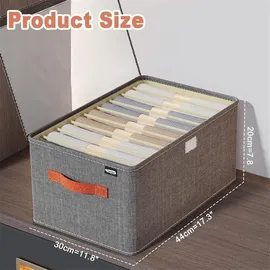 luxuskollektion Kleiderschrank Organizer 2er Set 9-tlg. grau