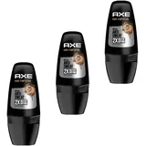 Axe Deodorant Roller Dark Temptation Deo Roll-On Anti-Transpirant 3x 50 ml