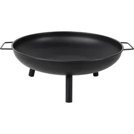 LINDER EXCLUSIV Feuerschale, Feuerkorb, Feuerstelle Garten Ø 58 cm mit Griffen