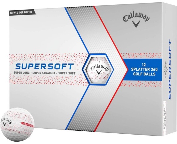 Callaway Supersoft Splatter 12-Pack rot