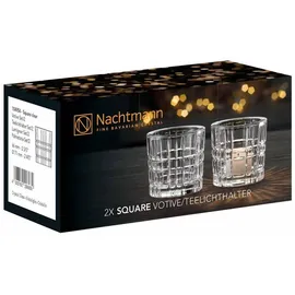 Nachtmann Square Votives Teelichthalter klar 2er Set