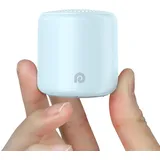 Dreamegg Pocket Sleep 1 Mini White Noise Machine Baby, Tragbare Weißes Rauschen Baby Gerät Erwachsene mit 16 Klänge, Einschlafhilfe Babys mit 32 Lautstärken USB-C Wiederaufladbar (Hellblau)