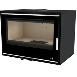 MAESTRO FERRETERO TERMOFOC – Einsetzbarer Holzofen mit Turbine, Modell PORTIMAO C795, 8 kW
