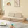 [en.casa] Spielsofa Norhulta 150 x 66 x 46 cm Cord beige