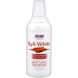 Now Foods XyliWhite Fluoridfreies Mundwasser (473 ml, Zimtfrisch)