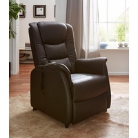 Duo Collection TV-Sessel »Ponza mit elektrischer Aufstehhilfe«, Relaxfunktion und Taschenfederkern mit Stahlwellenunterfederung braun