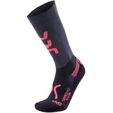 UYN Compression Fly Socke, coral/black 35/36