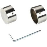 LIEDECO Endkappe 28mm Klassik, 2 Stück