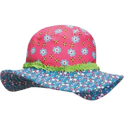 Playshoes UV-Schutz Sonnenhut Blume pink, 51 cm