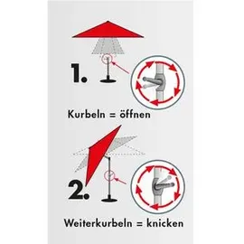 Doppler Expert Auto Tilt Ø 280 cm anthrazit