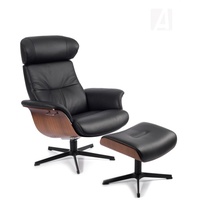 CONFORM Relaxsessel TIMEOUT mit Alu-Fuß schwarz, FANTASY Black