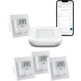 Homematic IP HmIP Set Raumklima 1xHAP-2,4xBWTH, Thermostat, Weiss