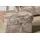 DOMO collection Polsterhocker Bahia Mikrofaser 58 x 42 x 58 cm Braun