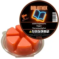 WonderWax Duftwachs WonderWax® Duftwachs Kreis 6 pcs Neon (Bibliothek), Duftrichtung: Bibliothek