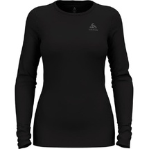 Odlo Damen Funktionsunterwäsche Langarm Shirt MERINO 260, black, L