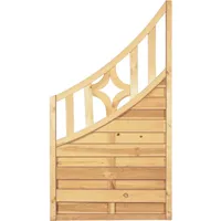 Tetzner & Jentzsch Doppelbogen Sichtschutzelement 90 x 160/90 cm Braun