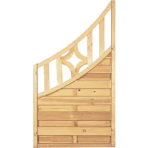Tetzner & Jentzsch Doppelbogen Sichtschutzelement 90 x 160/90 cm Braun