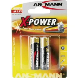 ANSMANN X-POWER Mignon AA - Batterie 2 x AA-Typ - Alkalisch