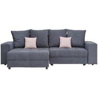 Carryhome Ecksofa Dunkelgrau - 252x165 cm