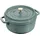 Staub Cocotte rund 24 cm eukalyptus