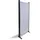 Quick Star Paravent 3 Teilig 170 x 165 cm Sonnen- - Sichtschutz Stellwand Faltbar Weiß Metall, 165x170