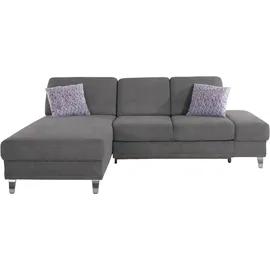 sit&more Ecksofa »Clio L-Form« wahlweise mit Bettfunktion oder Vorziehsitz und Bettkasten, Federkern