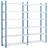 Proregal Fachbodenregal MAXIMUS HxBxT 240 x 125 x 50 cm 6 Ebenen offener Fachboden Fachlast 152 kg Lichtblau/Lichtgrau