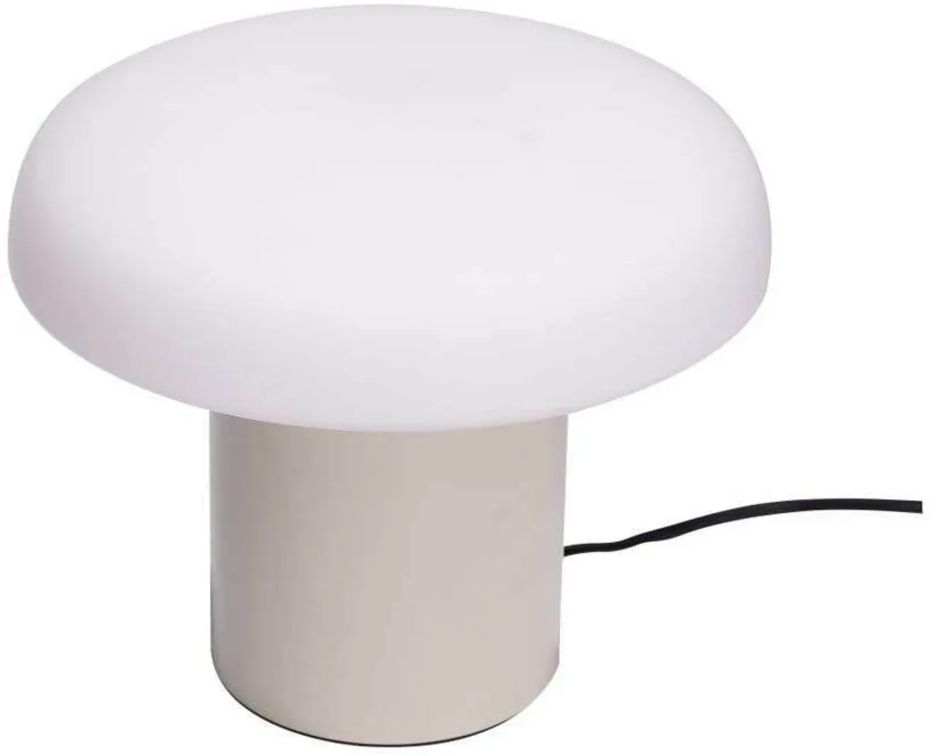 Tischleuchte Hübsch, Beige, für Wohnzimmer, Glas - 20