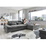 die planbar Eckcouch Polyester 3-Sitzer Grau