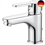 GRIFEMA Bad Wasserhahn Wassersparend- Mischbatterie mit 50cm Kalt/Warmwasser