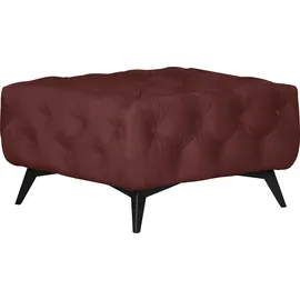 Home Affaire Polsterhocker Amaury Chesterfield-Optik 80 x 45 x 80 cm Rosa