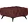 Home Affaire Polsterhocker Amaury Chesterfield-Optik 80 x 45 x 80 cm Rosa
