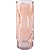 Leonique Tischvase »Blumenvase Caline«, (1 St.), Vase aus Glas, im Crunch-Design, Höhe ca. 30 cm, braun