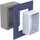 Schedel Nischeneinsatz BOX3020MR 300 x 200 x 120 mm, mit Rahmen, bianco weiß