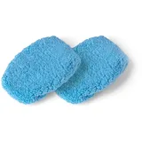 MAXXMEE Ersatz-Tuch für Scheiben- und Flächenreiniger - 2er-Set - blau