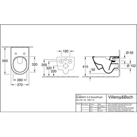 Villeroy & Boch Subway 2.0 (5614R001)