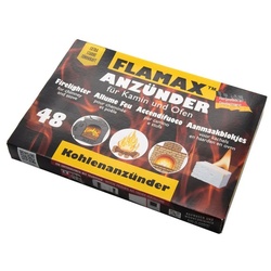 conkor Anzündkamin Ofenanzünder Kaminanzünder Kohlenanzünder Anzünder (48-tlg), Würfel, Grill, Kohle
