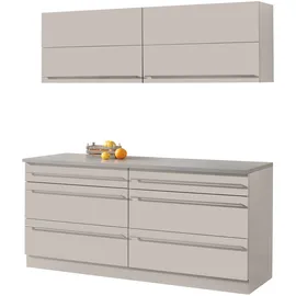 WIHO KÜCHEN Küchenzeile Chicago 180 cm weiß