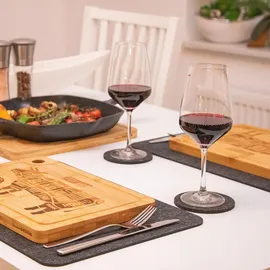 Dune Design Schneidebrett-Set Holz 2 33 x 23 cm Braun