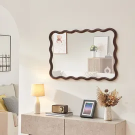 [en.casa] Porloskid 90 x 60 cm Dunkelbraun