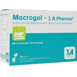 MACROGOL-1A Pharma Plv.z.Her.e.Lsg.z.Einnehmen 20 St