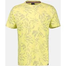 Übergrößen T-Shirt mit hohem Tragekomfort durch Stretchanteil - Faded Yellow - 3XL
