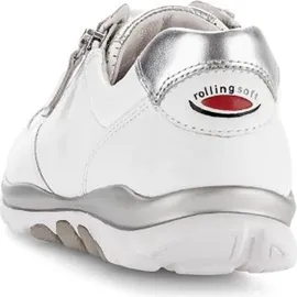 Gabor Sneaker Low Damen Weiß/Silber 41