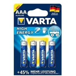 VARTA 04903 110 414 High Energie AAA 4er-Blister DE