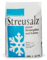 Streusalz, 0-5 mm Körnung, 25 kg 1⁄2 Palette = 25 Säcke à 25 kg