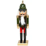 Dekohelden24 Wunderschöner Nussknacker Soldat (40 cm, Grün)
