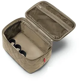 Reisenthel cometic case Rhombus Olive - quadratischer Kulturbeutel, Gepäckorganisator, Kosmetiktasche