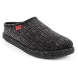 Andrés Machado - Hausschuhe für für Herren für Frühling – Unisex Slipper für drinnen und draußen - AM001 – Pantoffeln aus Filz mit Rutschfester Gummisohle – Kord Grau, EU 48 - 48 EU